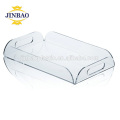 JINBAO Nouveau Style Haute Qualité Personnalisé Acrylique en Plastique Plateau